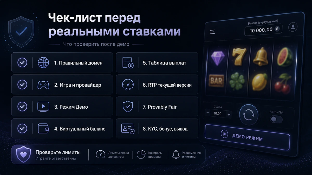 Чек-лист из восьми пунктов перед переходом от демо к реальным ставкам Чек-лист перед переходом от демо к реальным ставкам