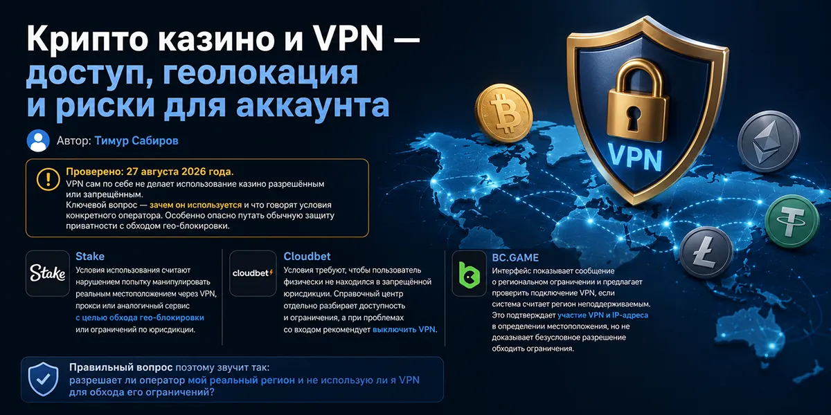 Щит и замок над стилизованной картой — VPN и доступ к крипто казино Крипто казино и VPN — доступ и безопасность